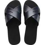 havaianas Aqua Metallic Damen Schwarz 35
