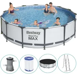 Bestway - Steel Pro MAX - Schwimmbecken mit Filterpumpe - 427x107 cm EINHEITSGRÖSSE