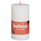Bolsius Rustik Stumpenkerze 10 x 5 cm weiche perle