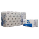 Hakle-Kimberly Clark SCOTT Toilettenpapier ® ESSENTIALT 2-lagig Tissue, 100 % recycelt weiß