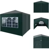 Vidaxl - Partyzelt 3x3 m Grün - Gartenzelt - Partyzelt - Outdoor Zelt - Pavillon - Grillplatz