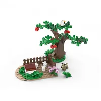 KiddiCraft KC1101 Hasenstall Klemmbausteine- Konstruktionsspielzeug