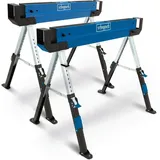 SCHEPPACH Sägebock MWB600 Scheppach | 61,8-82cm Höhe | 2x589 kg Traglast