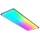 B.K.Licht LED Deckenlampe mit indirektem Licht, Fernbedienung, RGB+W Licht, LED Panel, Deckenleuchte flach, Lampe, Wohnzimmerlampe, Schlafzimmerlampe, Flur, 58x20x3 cm, Schwarz
