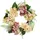 I.GE.A. Kunstkranz I.GE.A. "Hortensie", rosa (weiß, rosa), B:45cm H:10cm L:45cm, Kunstpflanzen, Rattan Kranz, Türkranz