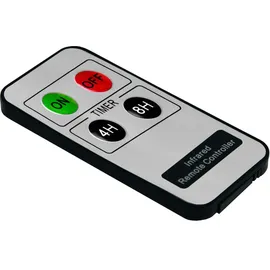 MARELIDA LED Kerzenset Paul - flackernde LED - Batteriebetrieb - Timer Fernbedienung für Außen 3er Set