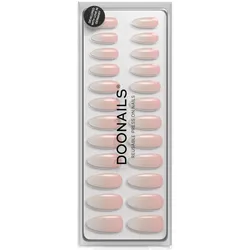 DOONAILS Soft Gel Press Ons Babyboomer Medium Almond