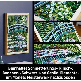 LEGO Art Claude Monet – Brücke über einen Seerosenteich 31220