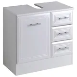 HELD MÖBEL Waschbeckenunterschrank »Neapel«, BxHxT: 60 x 56 x 35 cm, Anschlagrichtung: links/rechts - weiss