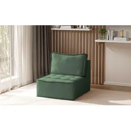 Fun Möbel Sessel SANDE XS Stoff 80 x 85 x 90 cm Grün