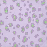 Rico Design Servietten Acid Leo, flieder/grün, MIX