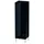 Duravit Halbhochschrank INDIVIDUAL L-Cube 250/500 x 200/363 x 901/1320 mm Anschlag links, schwarz hochglanz