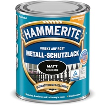 HAMMERITE Metallschutzlack matt Schwarz, 250ml