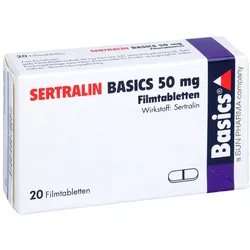 Sertralin Basics 50 mg Filmtabletten 20 St