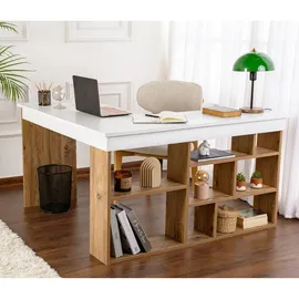 Skye Decor Eckschreibtisch Vesper Kiefer / Weiß