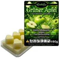 WonderWax Duftwachs WonderWax® Duftwachs 6 Herzen, (Grüner Apfel), Duftrichtung: Grüner Apfel grün