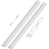 ledscom.de LED Unterbau-Leuchte LIWO 91cm, schwenkbar, je 1444lm, warmweiß 2er Set