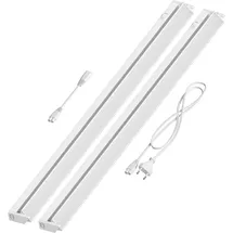 ledscom.de LED Unterbau-Leuchte LIWO 91cm, schwenkbar, je 1444lm, warmweiß 2er Set