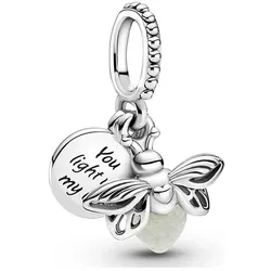 Pandora Charm Moments Glühwürmchen 799352C01 - silber: Pandora Charm Moments Glühwürmchen 799352C01