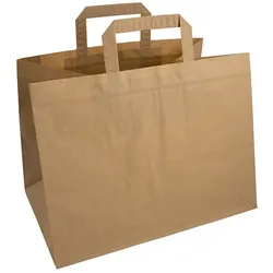 COVR Recycelte Kraftpapiertüten 32+22x25 cm (250 Stück)