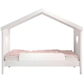 Vipack Hausbett Amori 90 x 200 cm Kiefer massiv weiß lackiert