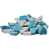 Blau Weiße Herzen fruchtig süße Herzen mit Fruchtgeschmack 300g