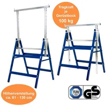 Estexo Gerüstbock Unterstellbock Klappbock 2er Set Böcke höhenverstellbar Stützbock