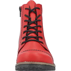 Rieker Damen Stiefelette 73504-33 rot Gr. 42