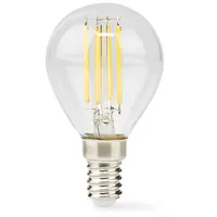Nedis LED Filament Lampe E14 4,5 W 470 lm 2700 K Dimmbar 1 Stück