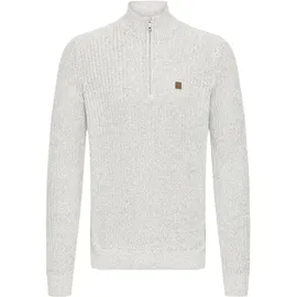 !Solid Troyer SDRicardo", Herren, Gr. S, grau (light grau melange), Obermaterial: 70% Baumwolle CO recyc.. 30% Polyester Pol. recyc.., Pullover Troyer