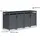 DEGAMO Mülltonnenbox ULM 264 x 124 cm anthrazit