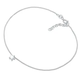 Elli Fußschmuck Damen Fußkettchen Stern Astro Strand Urlaub in 925 Silber