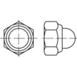Toolcraft, Muttern + Unterlegscheiben, Hutmuttern (M6)