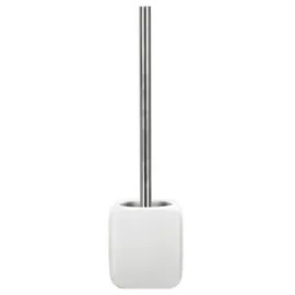 KLEINE WOLKE 5066100856 WC-Bürstenhalter Cubic, Accessoires, weiß, 11 x 11 x 38 cm