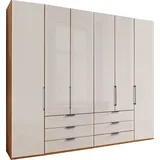 Wiemann Falttürenschrank Monaco 246,9 x 216 x 58 cm Beige/Braun
