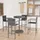 vidaXL Gartenbar-Set 5-tlg. Grau