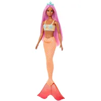 Barbie Meerjungfrau, ab 3 Jahre, mit fantasievollem Haar in