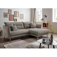 INOSIGN Ecksofa »Lazio modern und bequem, schmale Armlehnen, tolle