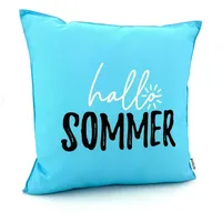 Heimtexland ® Outdoor Deko Kissen 45x45 mit Füllung Garten