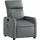 vidaXL Massagesessel Ilsa Kunstleder 146 x 76,5 x 0 cm Grau mit Fernbedienung