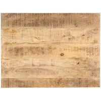 vidaXL Tischplatte Massivholz Mango 70 x 60 cm 25-27 mm