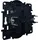 Legrand Doppelsteckdose mit Erdung 2x 2P+E schwarz 1 St.