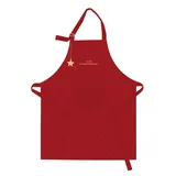 Grafik-Werkstatt Unisex Kochschürze | 100% Baumwolle | Schürze Weihanchten | In der Weihnachtsbäckerei, rot, Standart - Standart