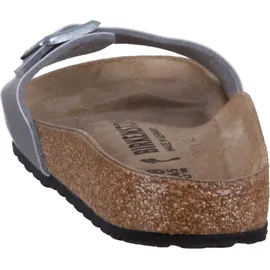 Birkenstock Madrid Birko-Flor schmal silber 42