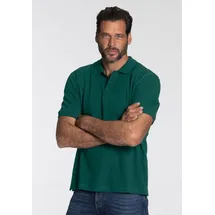 MAN'S WORLD Poloshirt Kurzarm, lockere Passform, unifarben grün 4XL (68/70)
