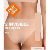 NUR DIE Invisible Slip 2er-Pack Beige 42