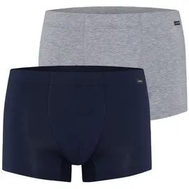 Hanro Panty Cotton Essentials in light melange/deep navy | Gr.: M