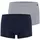 Hanro Panty Cotton Essentials in light melange/deep navy | Gr.: M