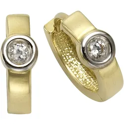 Celesta Gold Ohrring 375/- Gelbgold Zirkonia