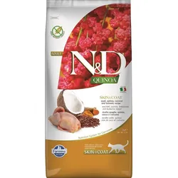 FARMINA N&D Quinoa Cat skin&coat Wachtel 5 kg Katzenfutter für Hautprobleme